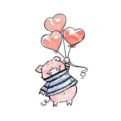 400x400 Piggy Love Product No Penny Black Stamp Wishlist Pig