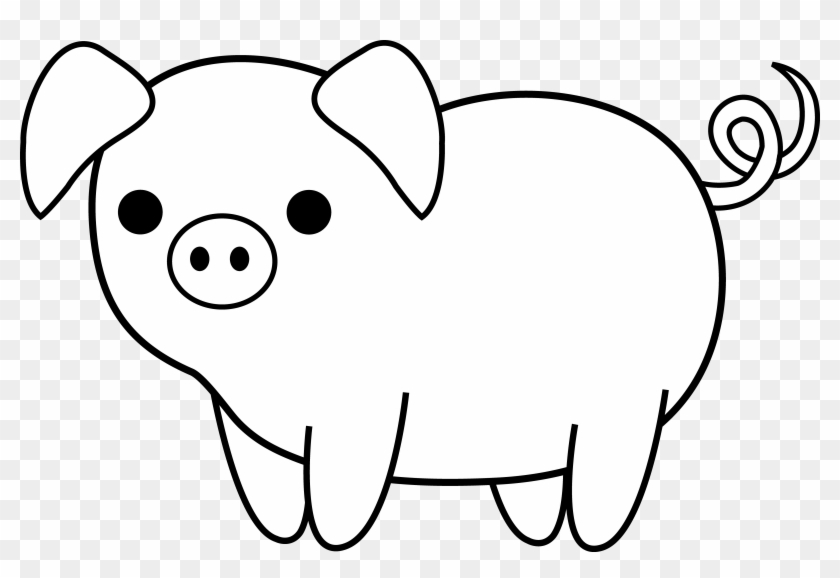 840x578 Transparent Cute Pig Clip Art Template