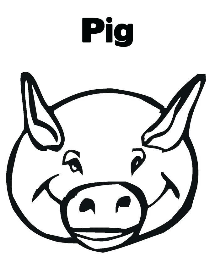 685x833 Pig Head Drawing Pig Head Line Art Illustration How To Draw A Pigs