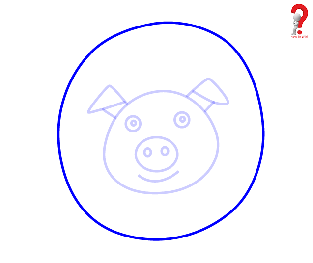 637x536 How To Draw A Pig For Kids Complete Guide How To Wiki