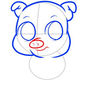302x302 How To Draw How To Draw A Pig For Kids