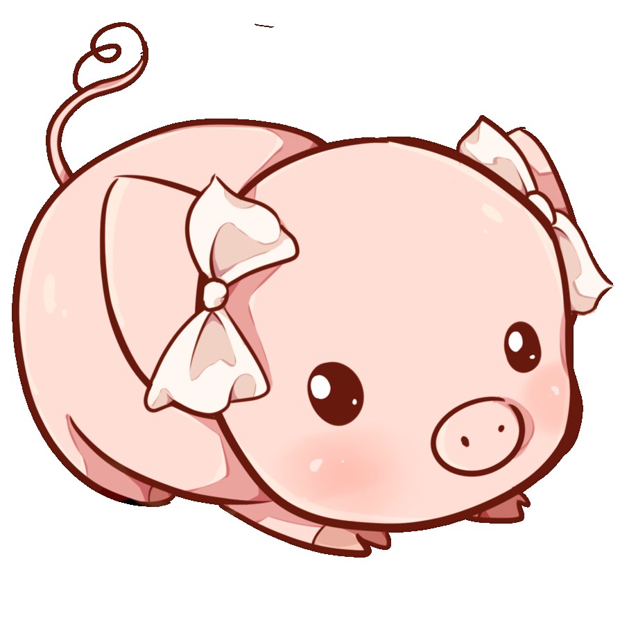 894x894 Pig Cute Drawing