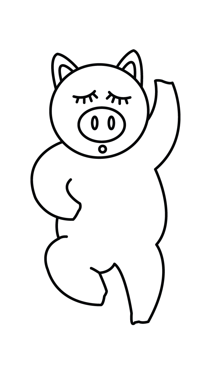 720x1280 Collection Of Free Pigs Drawing Easy Download On Ui Ex