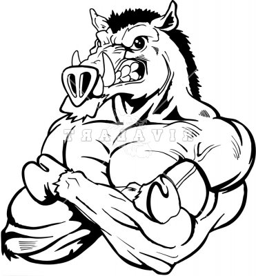 371x400 Skull Clipart Pig