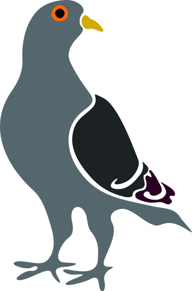 395x600 Pigeon Free Vector In Open Office Drawing