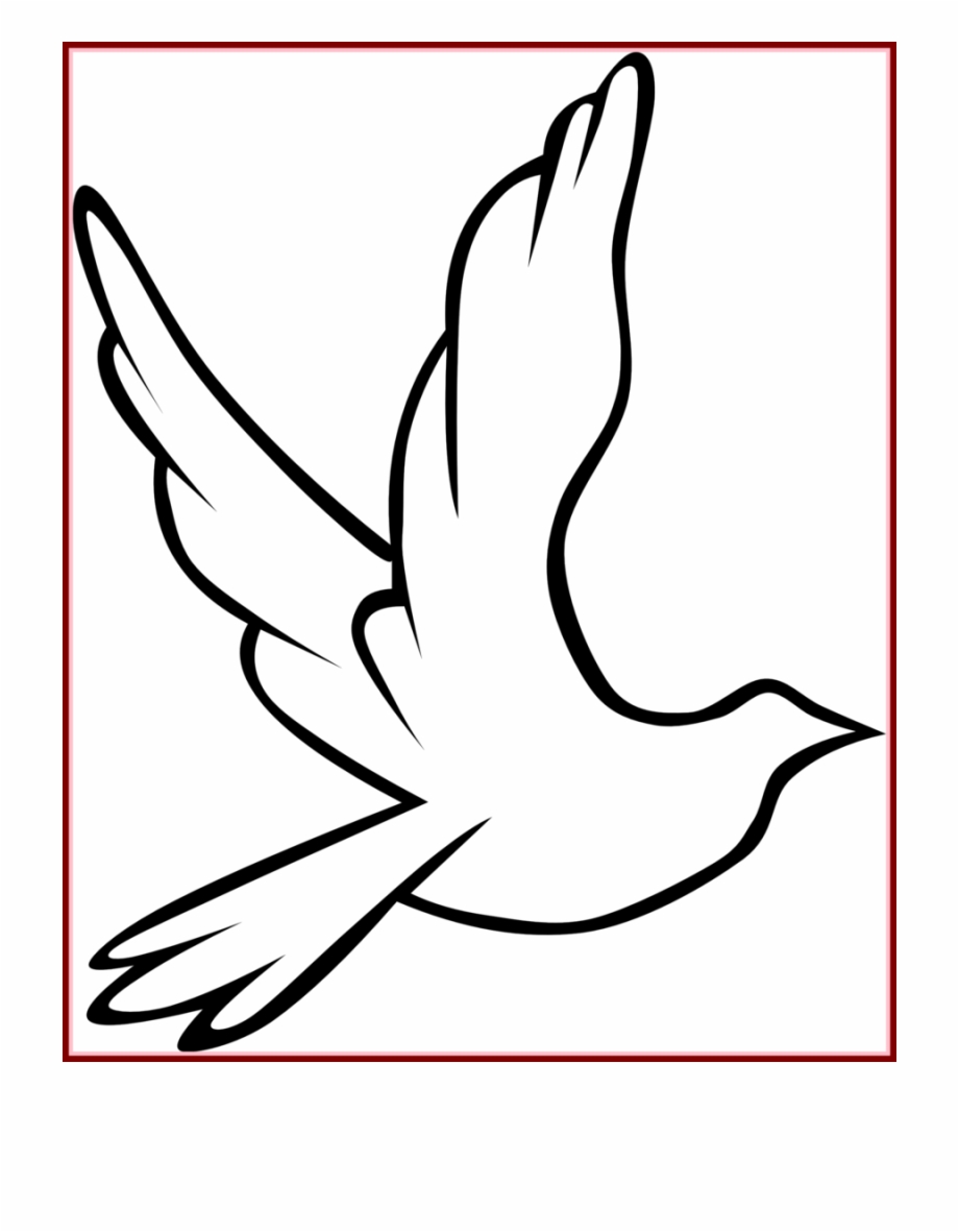 920x1181 Download Holy Spirit Dove Outline Clipart Pigeons