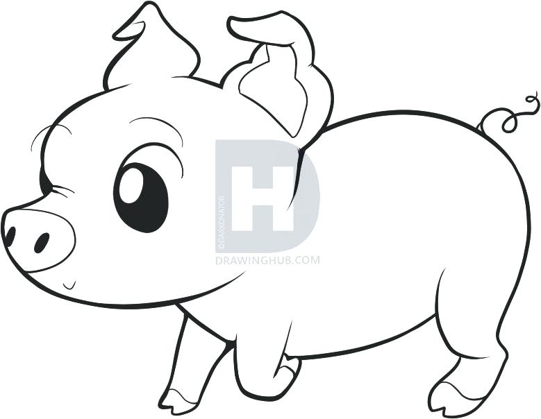 779x604 draw a pig pig ice breaker draw pig easy