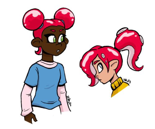 500x414 nintendo, please consider afro puff pigtails for octoling girls