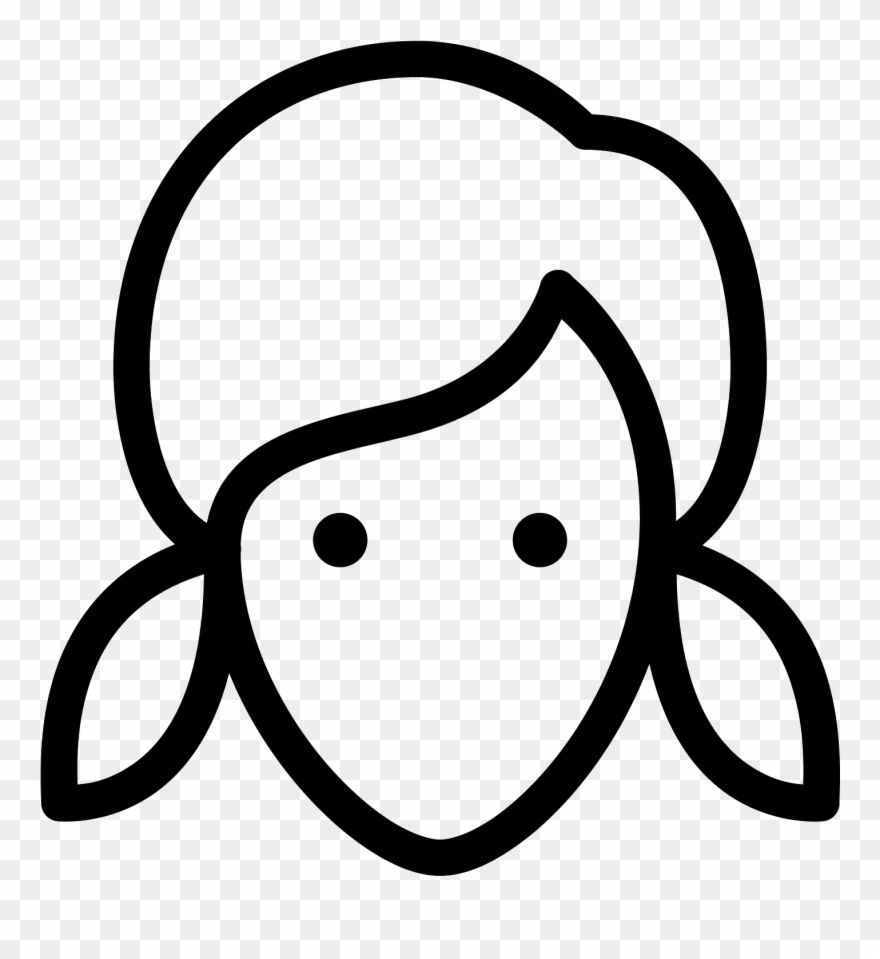 880x959 Pigtails Haircut Icon