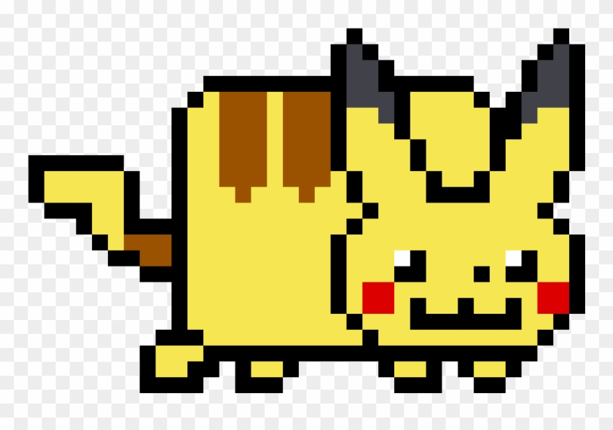 880x618 Nyan Cat Pikachu Clipart