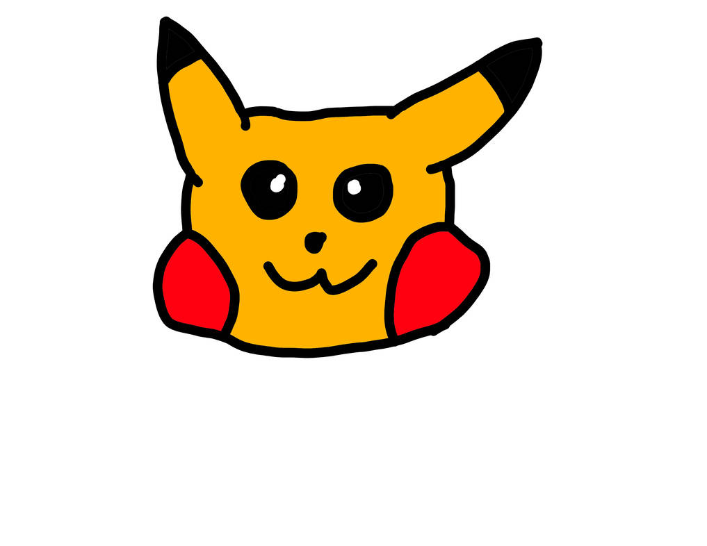 1017x786 Pikachu Face Drawing Pad Test