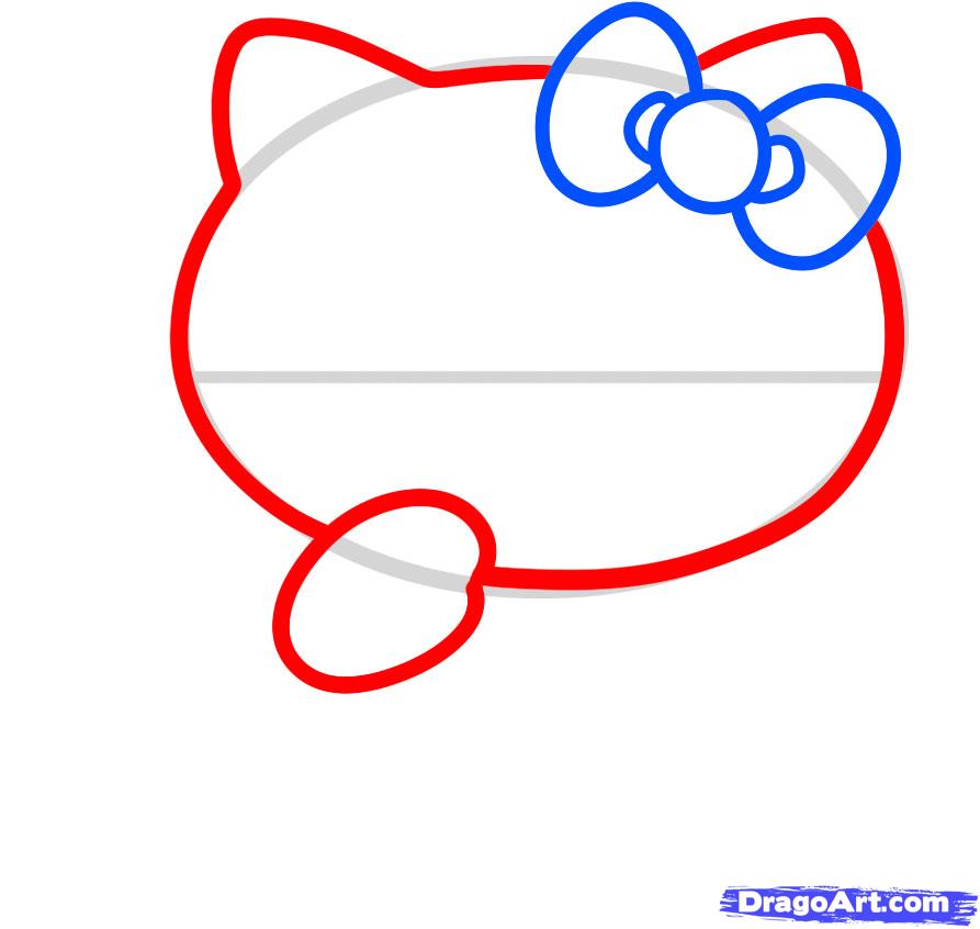 893x846 Step How To Draw Pikachu Hello Kitty