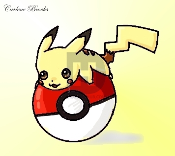 356x319 How To Draw Chibi Pikachu, Step