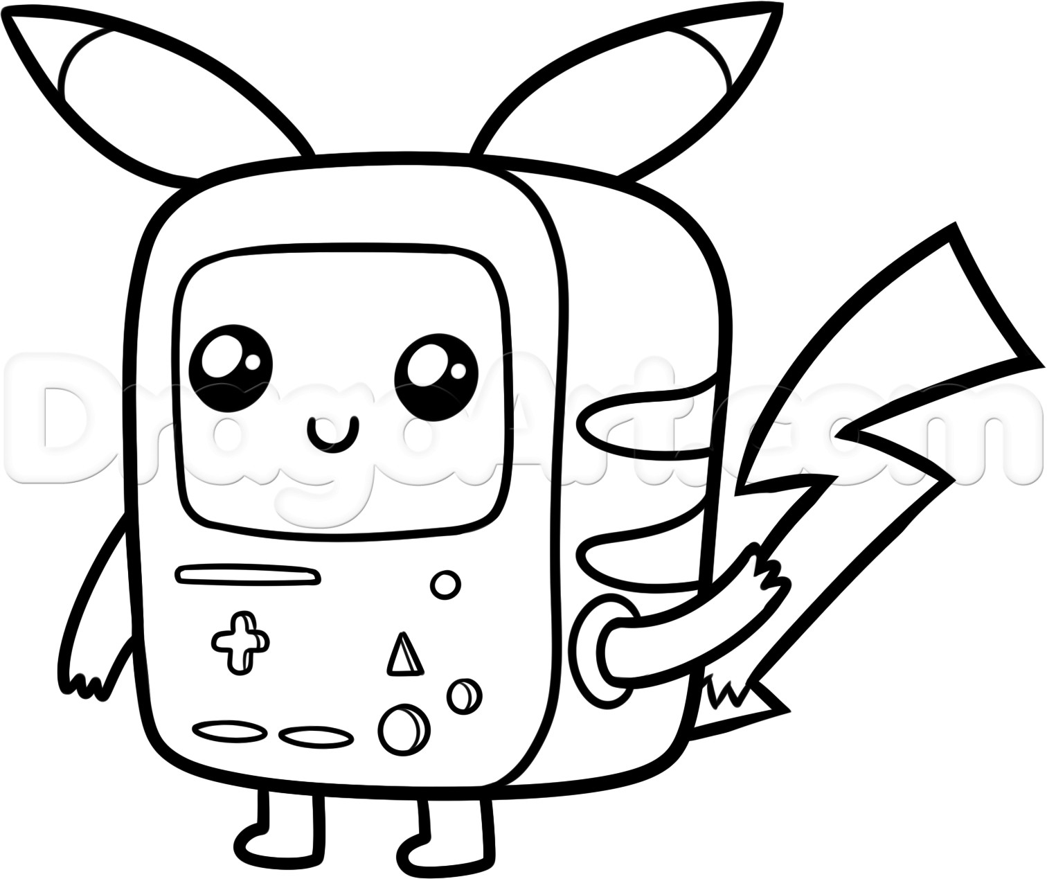 1512x1269 Luxury How Draw Pikachu And Kirby Step