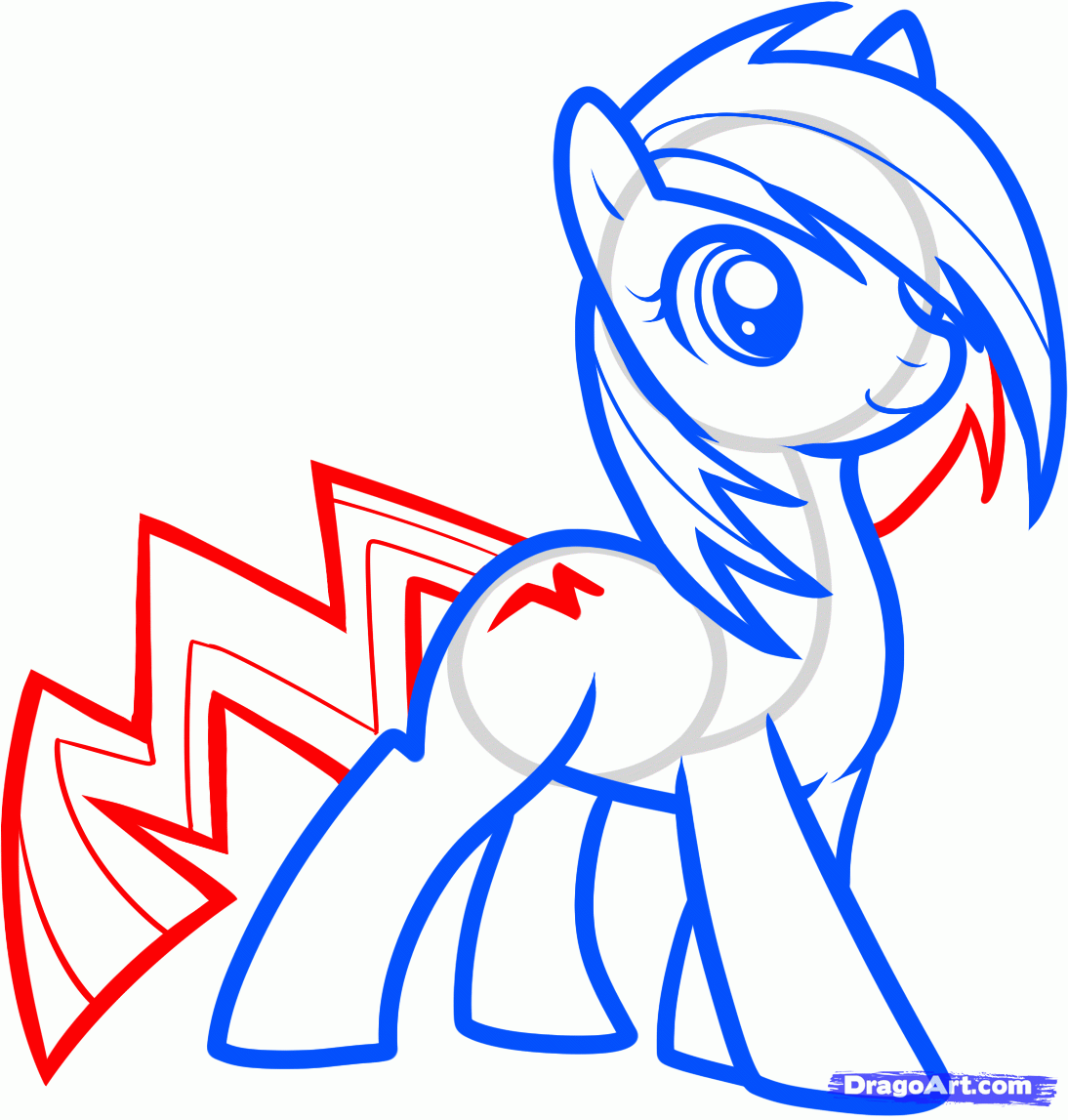 1094x1147 How To Draw Pikachu Pony, Pokemon, Step