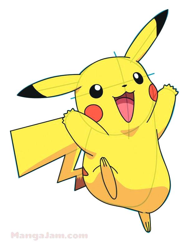 600x777 Pikachu Drawing Author Step