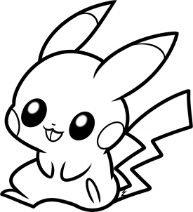 275x302 Huge Collection Of 'baby Pikachu Drawing' Download More Than