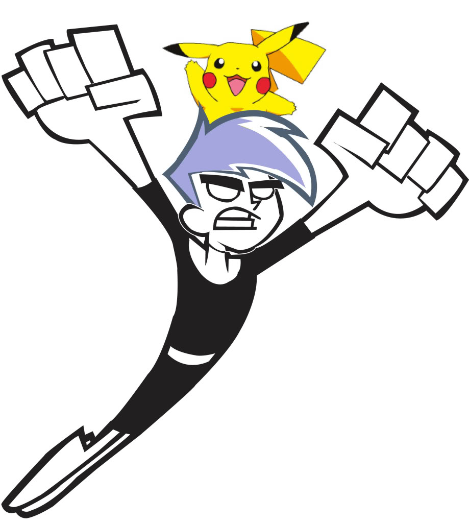 919x1024 Danny Phantom And Pikachu!
