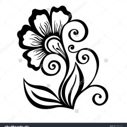 250x250 Cool Easy Drawings Of Flowers And Chalk Wolves Pencil Step