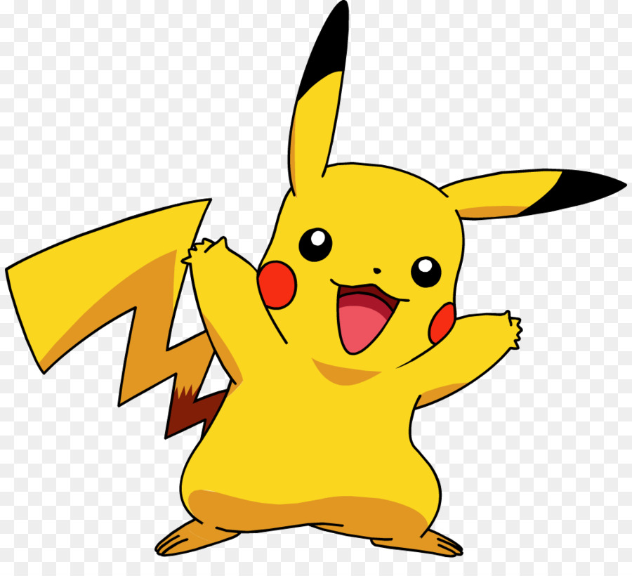 900x820 Pikachu, Drawing, Yellow, Transparent Png Image Clipart Free