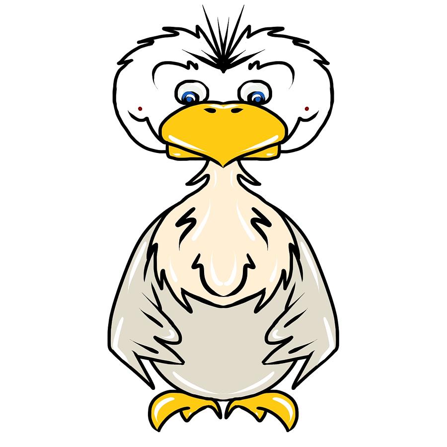 900x900 Bald Eagle Character Bird Drawing