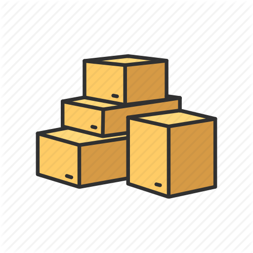 512x512 Box, Drawing, Yellow, Transparent Png Image Clipart Free Download