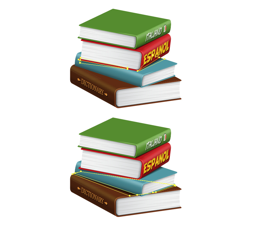 850x750 How To Create A Detailed Stack Of Books In Adobe Illustrator