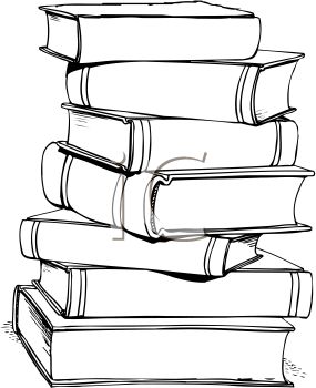 285x350 Cartoon Picture Of Books Group With Items