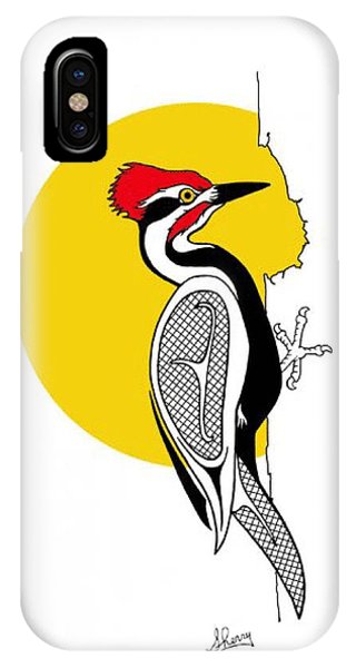 320x600 Pileated Woodpecker Painting