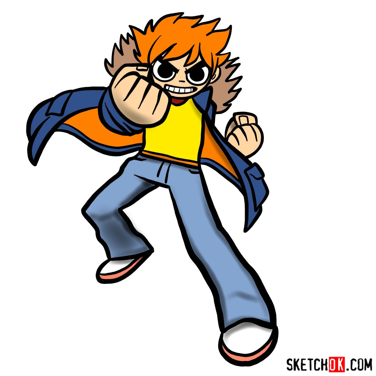 1200x1200 How To Draw Scott Pilgrim