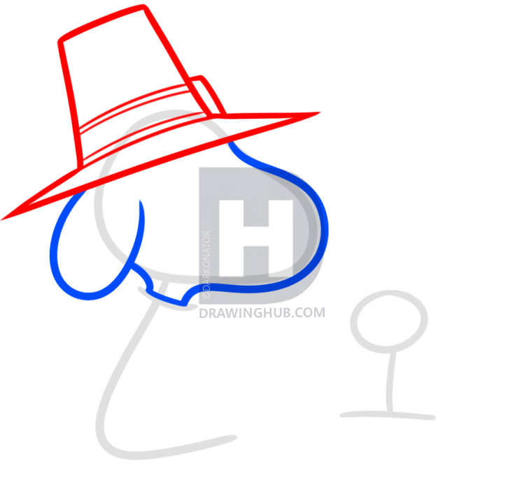 759x720 Thanksgiving Snoopy And Woodstock Drawing Lesson, Step