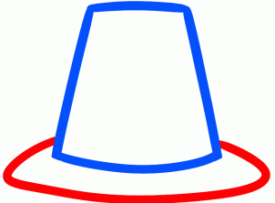302x223 Drawing Printout How To Draw A Pilgrim Hat