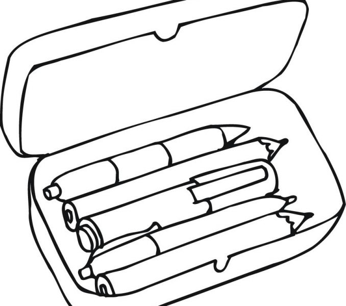 678x600 Pillow Clipart Coloring Page, Picture