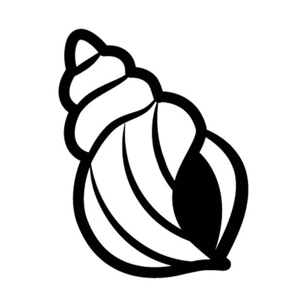 630x630 Seashell Drawing Silhouette