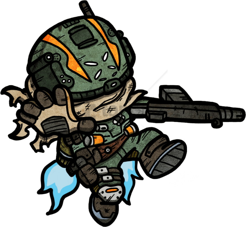 850x787 Titanfall Pilot Drawing Png Image With Transparent Background