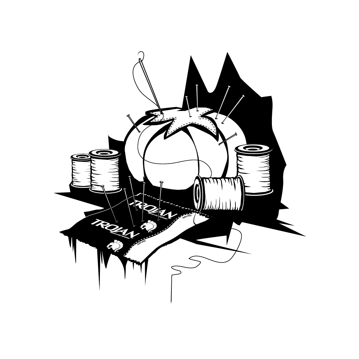 1200x1200 Pin Cushion Abelmanart