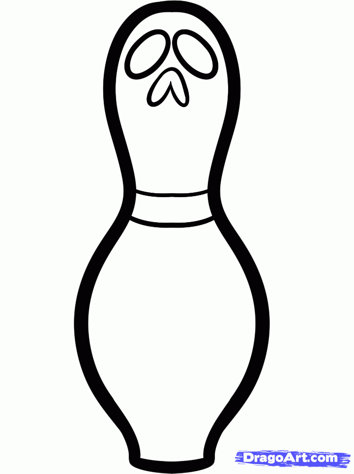 720x964 Draw A Pin, Bowling Pin, Step
