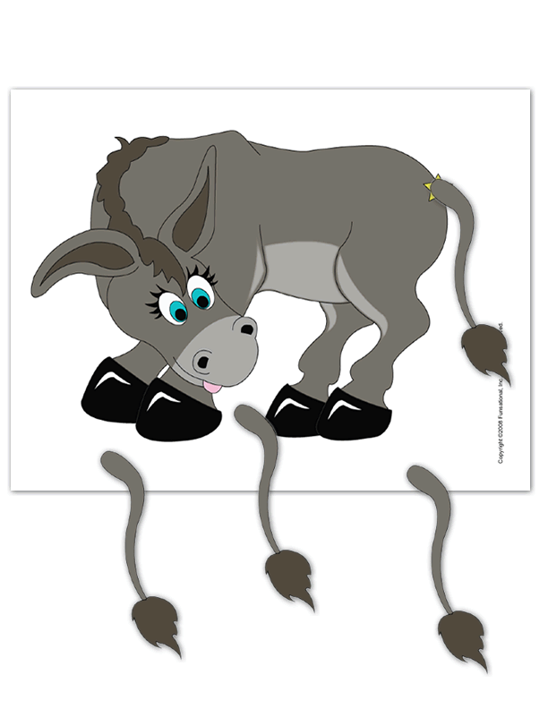 612x792 Pin The Tail On The Donkey Mary's Farm Birthday Party