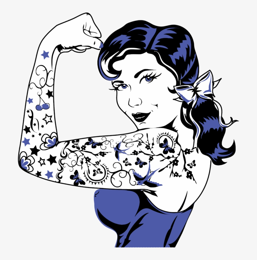 820x830 Tattoo Clip Art Pin Up Girl Old School Drawing