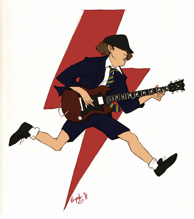 666x751 Acdc Tumblr Acdc Cartoon Art In Cartoon Art, Art