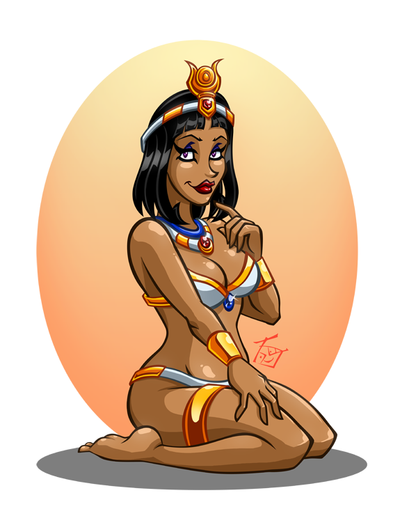 565x731 Pinup Egyptian Girl Zahra Hooksnfangs
