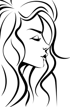 243x371 Image Result For Silueta De Rostro De Mujer Kakk In Face