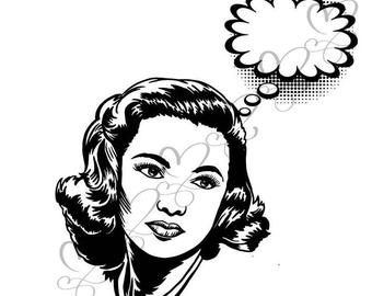 340x270 Pin Up Retro Style Etsy