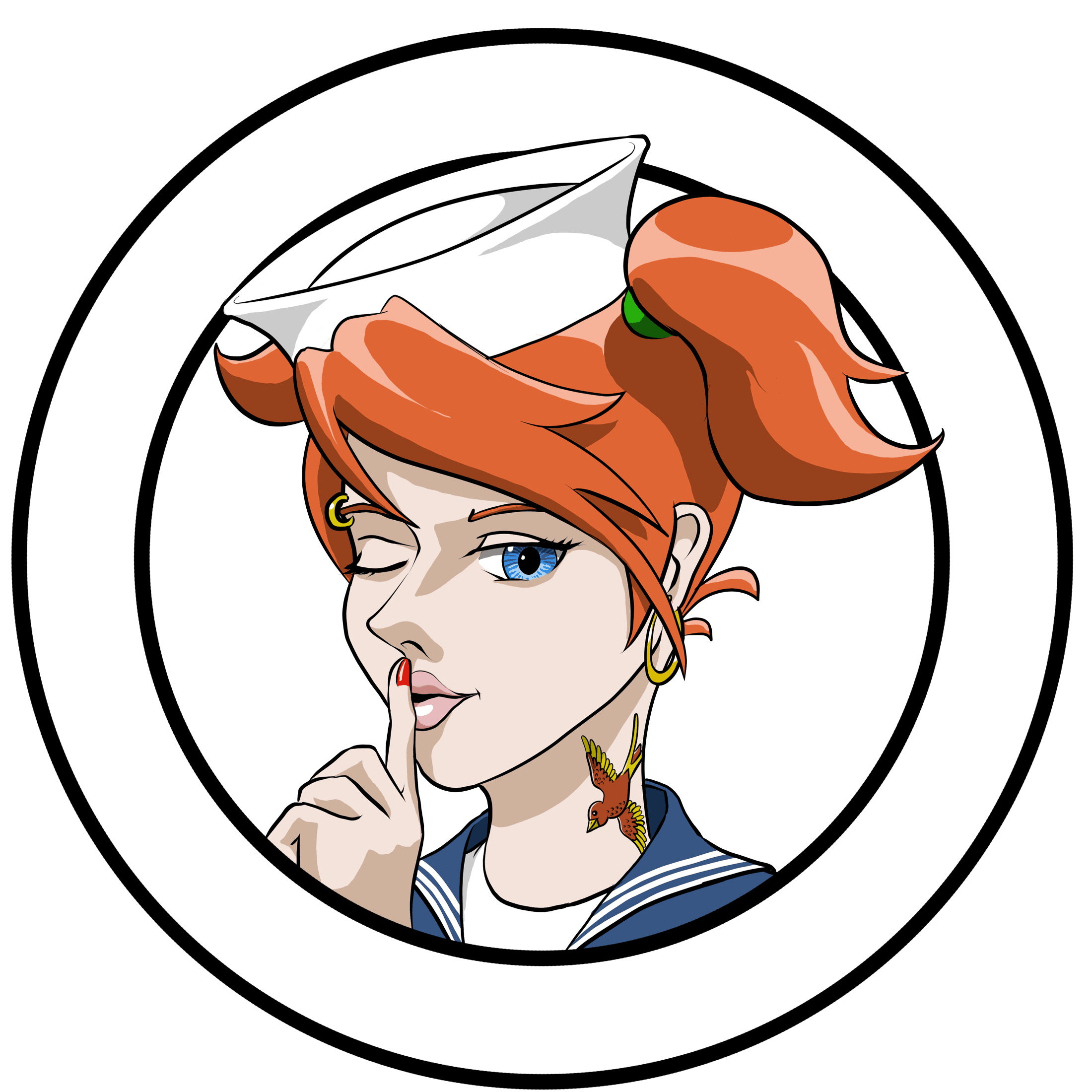 2200x2200 Drawing Pinups Face Frames Illustrations Hd Images Photo