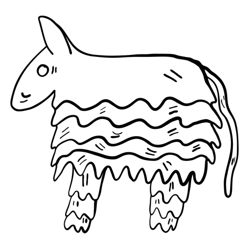 512x512 Donkey Sketch