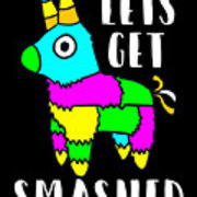 180x180 Funny Pinata Drawing Cinco De Mayo Apparel Digital Art