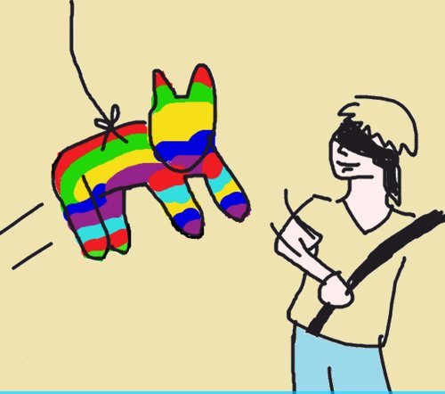 500x442 Pinata Drawings