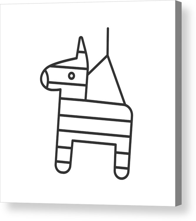 666x750 Pinata Icon Acrylic Print