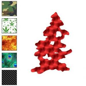 300x300 Pine Tree Drawing Art Decal Sticker Choose Pattern + Size