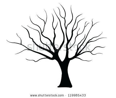 450x380 How To Draw An Easy Tree How To Draw A Tree Tutorial Easy Draw